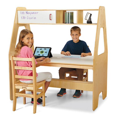 Bureau pour enfant - 7818JC - Jonti-Craft, Inc. - sur pied / contemporain / en stratifié