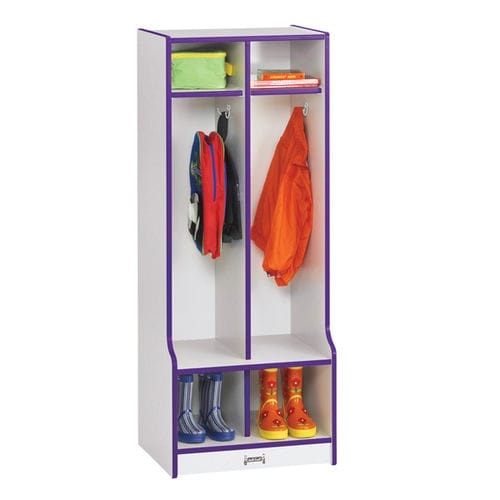 Casier vestiaire en stratifié - RAINBOW ACCENTS® 2 - Jonti-Craft, Inc. - pour école / avec penderie ouverte