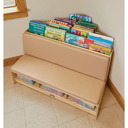 Banquette contemporaine - CORNER LITERACY NOOK - Jonti-Craft, Inc. - en contreplaqué / pour salle d'attente / pour école