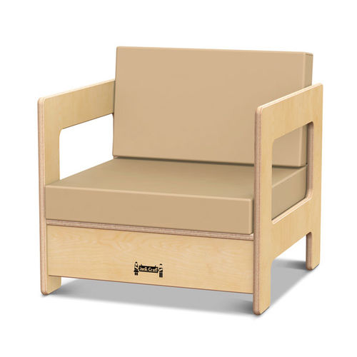 Fauteuil contemporain - JC SERIES - Jonti-Craft, Inc. - en tissu / en bouleau / pour enfant