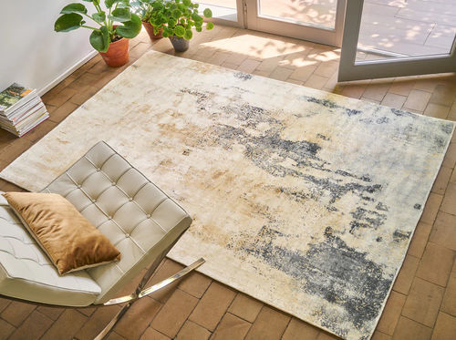Tapis contemporain - PATINA - SERGE LESAGE - à motif / en tencel® / rectangulaire