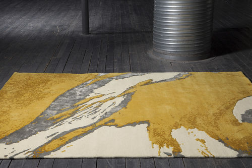 Tapis contemporain - RUN  - SERGE LESAGE - à motif / en laine de Nouvelle Zélande / en viscose