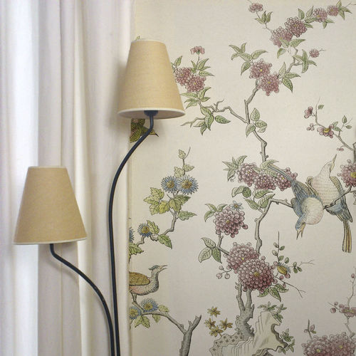 Papier peint classique - CHINESE BIRDS - Papiers de Paris - à motif nature / à motif animalier / chinoiserie