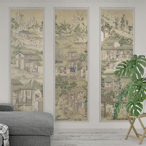 Panneau décoratif de revêtement - CHINESE N°5 - Papiers de Paris - mural / à grande résistance / en papier
