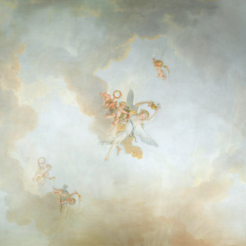 Papier peint contemporain - SKY&CHERUBS - Papiers de Paris - panoramique / scène / aspect papier peint