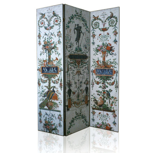 Paravent contemporain - ANTIQUE - Papiers de Paris - bois / en papier / 3 panneaux