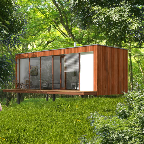 Tiny house modulaire - EK 009 - ekokoncept, wooden prefabricated buildings, d.o.o - contemporaine