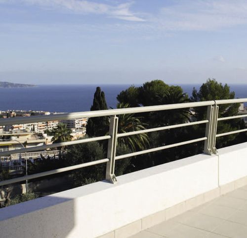Garde-corps en aluminium - La Toulousaine - à panneaux / d'extérieur / pour terrasse