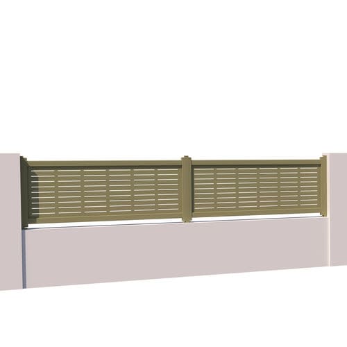Clôture en tôle perforée - SÈTE - La Toulousaine - résidentielle / en aluminium / rectangulaire
