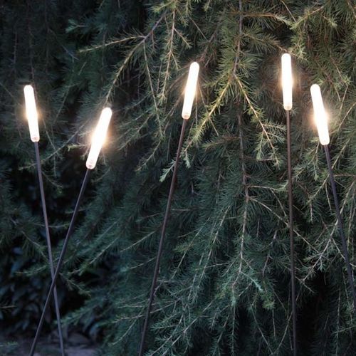 Borne d'éclairage de jardin - SOFFIONE P1 - Inverlight Srl - contemporaine / en verre dépoli / en acier inoxydable