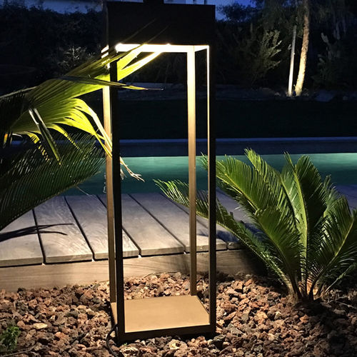 Borne d'éclairage de jardin - CASTA DIVA - Inverlight Srl - contemporaine / en acier inoxydable / en opale