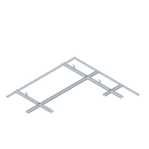 Profilé de fixation en métal - C60  - Troldtekt A/S - pour plafond tendu