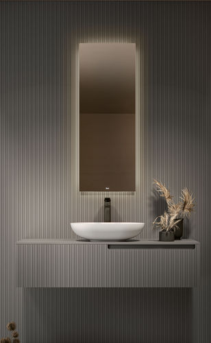 Miroir de salle de bain mural - HALO - Fiora - suspendu / contract / moderne