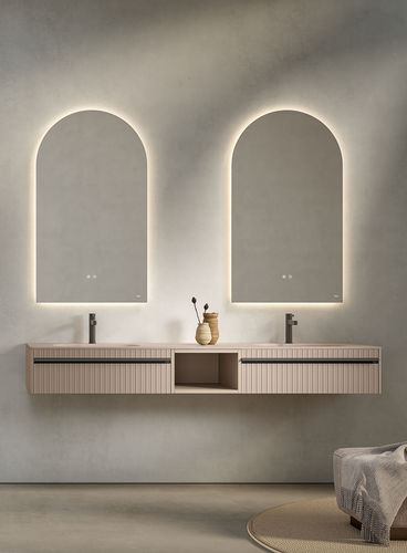 Miroir mural - CAPELLA - Fiora - suspendu / pour sanitaire / moderne