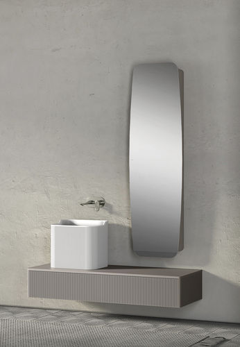 Miroir mural - ICON - Fiora - moderne / vertical / blanc