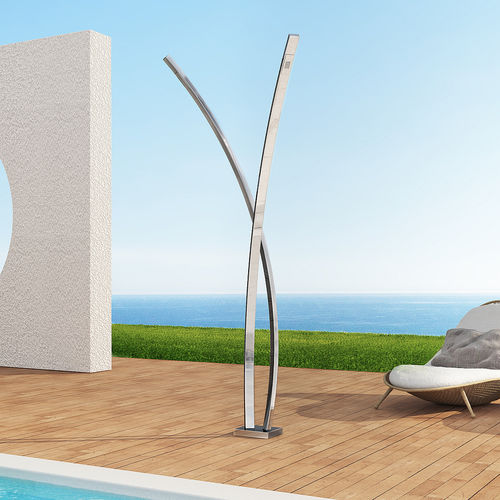 Douche d'extérieur de piscine - PRELUDIO - Inoxstyle - solaire / multifonction / à l'italienne