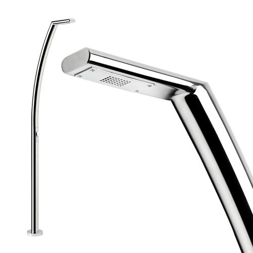 Douche d'extérieur en acier inoxydable - YACHT M. - Inoxstyle