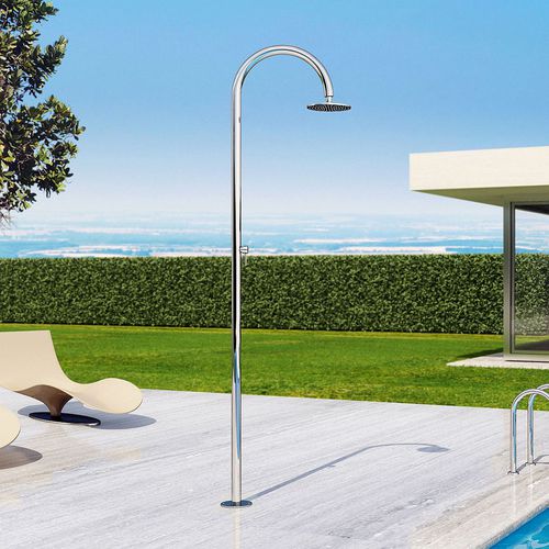 Douche de jardin en acier inoxydable - SOLE 48 M BEAUTY - Inoxstyle