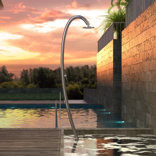 Douche de jardin de piscine - CLEF MX - Inoxstyle - en acier inoxydable / résidentielle / professionnelle