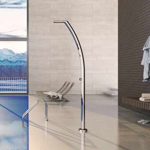 Douche d'extérieur de piscine - YACHT M - 316L - Inoxstyle - multifonction / classique / en acier inoxydable