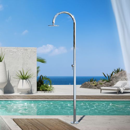 Douche d'extérieur de piscine - SOLE 48 e6 - Inoxstyle - classique / en acier inoxydable / résidentielle