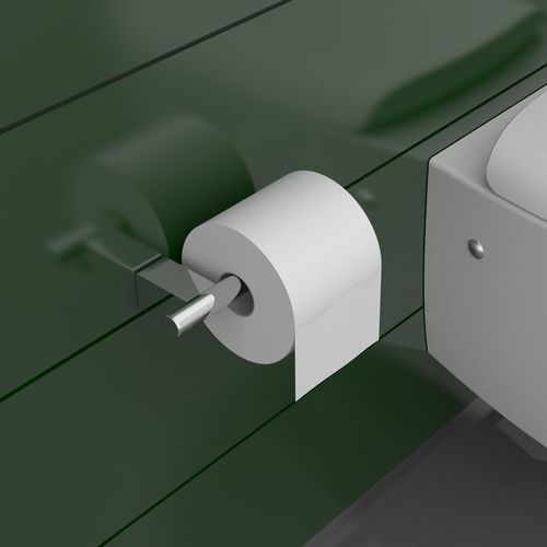 Porte-rouleau WC mural - STEELGLAM RH - Inoxstyle - en acier inoxydable 316L / poli / pour hôtel
