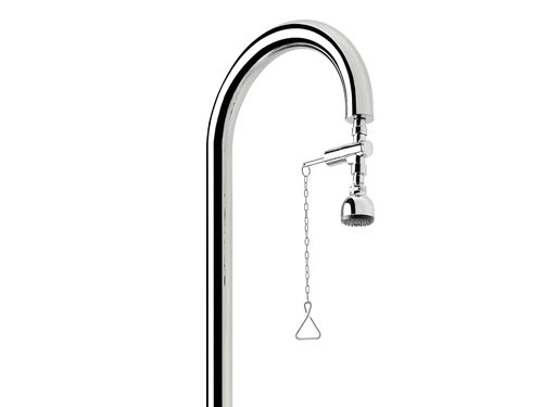 Douche d'extérieur en acier inoxydable - SOLE C - Inoxstyle
