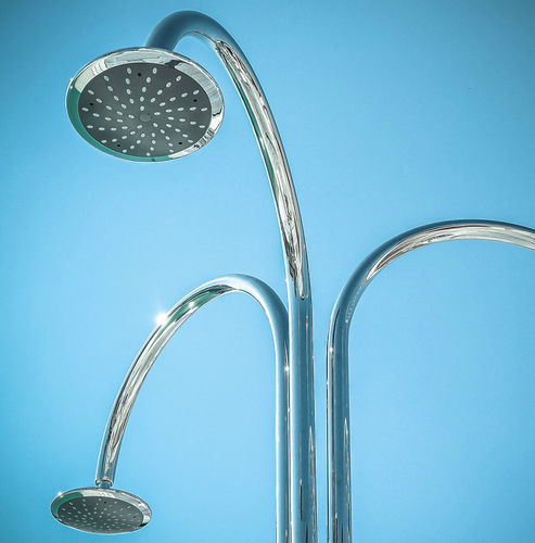 Douche d'extérieur en acier inoxydable - MELODY - Inoxstyle