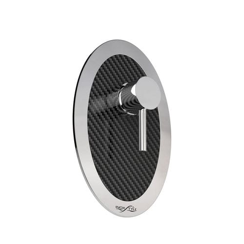 Mitigeur de douche - MIX CARBON O (51035) - Inoxstyle - mural / en inox / en fibre de carbone