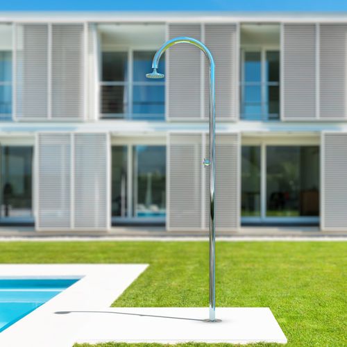 Douche d'extérieur en acier inoxydable - SOLE 48 OCEAN - Inoxstyle