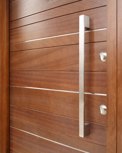 Poignée de tirage de porte - OPTION 10 - Urban Front - en inox / contemporaine
