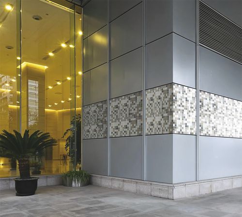 Panneau composite de revêtement - MOSAIC AIR - GAMMASTONE - pour cloison / pour mur / en verre