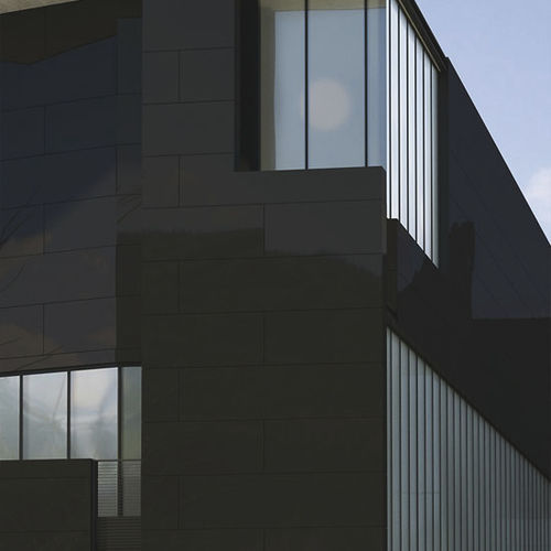 Bardage pour façade ventilée - MICROVENTILATED - GAMMASTONE - en panneaux / en composite / poli