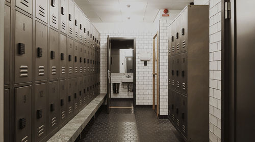 Casier vestiaire en métal - Gym lockers - ATEPAA / PENT. - à code / pour établissement public / pour installation sportive