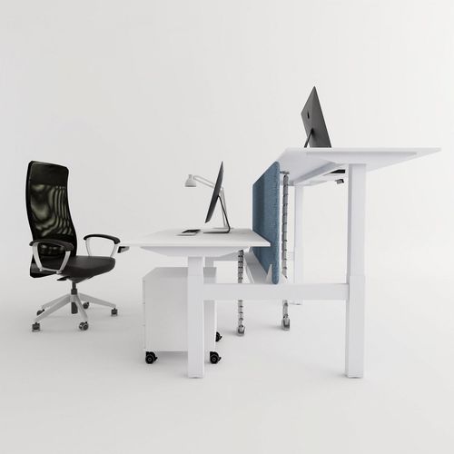 Bureau contemporain - SMART DESK ™ - ATEPAA / PENT. - en bois laqué / en métal / ergonomique