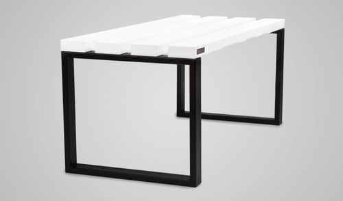 Banc de vestiaire contemporain - MITA Bench for changing room - ATEPAA / PENT. - en bois / en métal