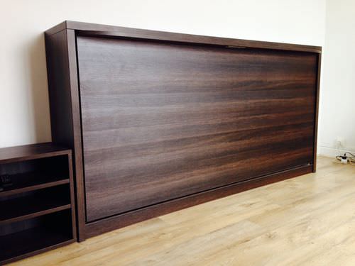 Lit escamotable - PETIT LIT HORIZONTAL AVEC ET SANS BARRIERES - LIFTSECURITY - simple / contemporain / en bois