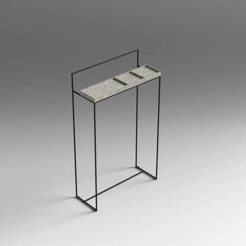 Porte-serviettes 1 barre - HOLD - SIGN - sur pied / en acier