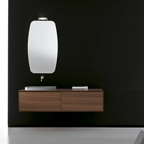 Meuble vasque double - ALL - SIGN - suspendu / en bois massif / contemporain