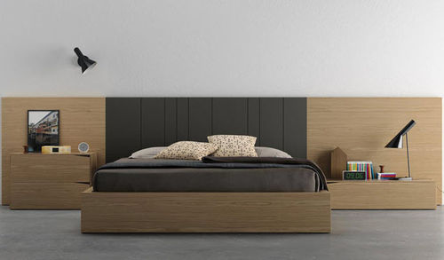 Lit double - D5  - VIVE - MUEBLES VERGE S.L. - contemporain / avec tête de lit / avec tables de chevet