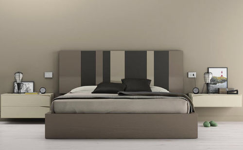 Lit double - D7  - VIVE - MUEBLES VERGE S.L. - contemporain / avec tête de lit / avec tables de chevet
