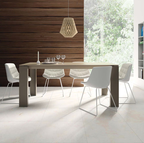 Table à manger contemporaine - T03  - VIVE - MUEBLES VERGE S.L. - en bois / en céramique / en verre laqué