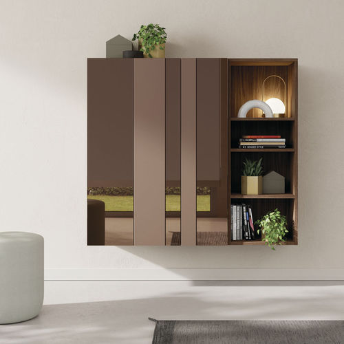 Buffet mural - ON APARADOR 13 - VIVE - MUEBLES VERGE S.L. - contemporain / en noyer / en bois laqué mat