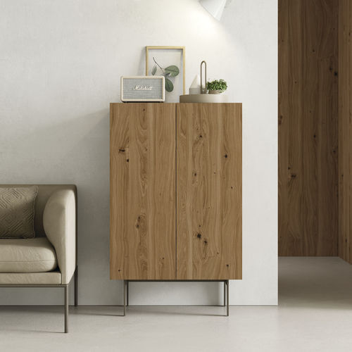 Buffet haut - COMPACT APARADOR 22 - VIVE - MUEBLES VERGE S.L. - moderne / en chêne / en placage de bois