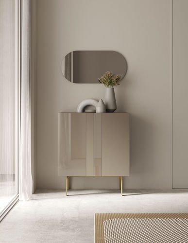 Buffet haut - COMPACT RECIBIDOR 7 - VIVE - MUEBLES VERGE S.L. - contemporain / en bois laqué mat / en verre laqué