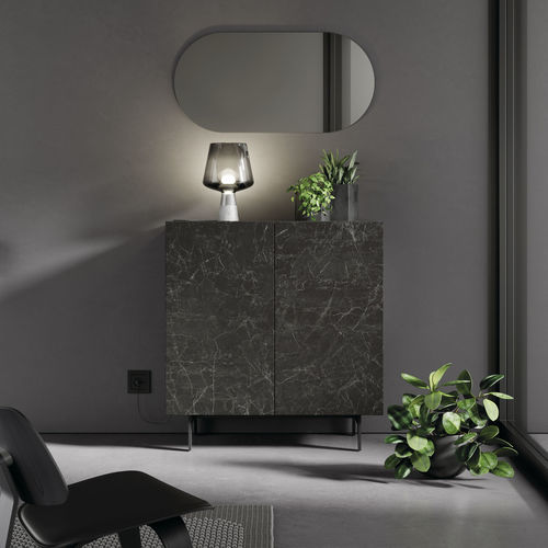 Buffet haut - COMPACT RECIBIDOR 8 - VIVE - MUEBLES VERGE S.L. - contemporain / en bois laqué mat / en céramique