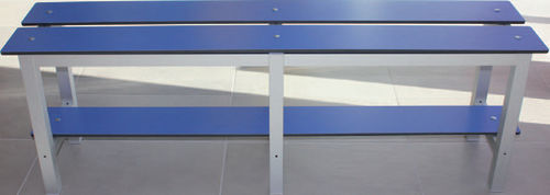 Banc de vestiaire classique - MEGABLOK S.A. - en bois / en acier / en inox