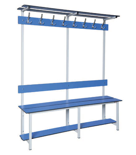 Banc de vestiaire classique - BANC-3-1500-FEN - MEGABLOK S.A. - en acier