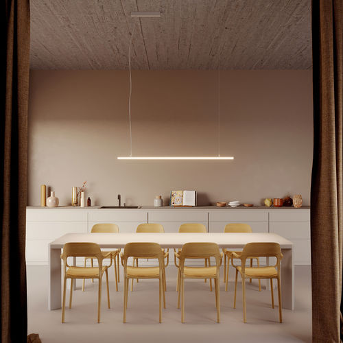 Luminaire suspendu - ATLAS - Luz Negra - à LED / linéaire / rond
