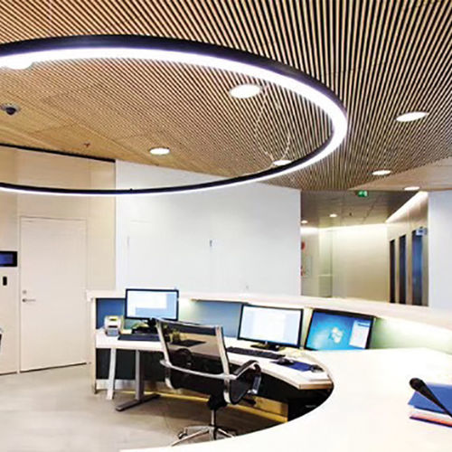 Luminaire suspendu - SKYLED SATURNO 150 - Luz Negra - à LED / en anneaux / IP20